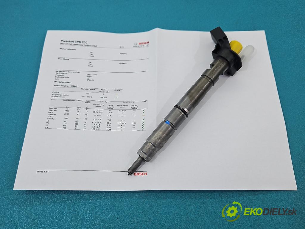 Audi A5 8T 2007-2016 3.0 tdi V6 239KM manual 176 kW 2967 cm3 2- vstrek 0445115058 (Vstrekovač paliva)