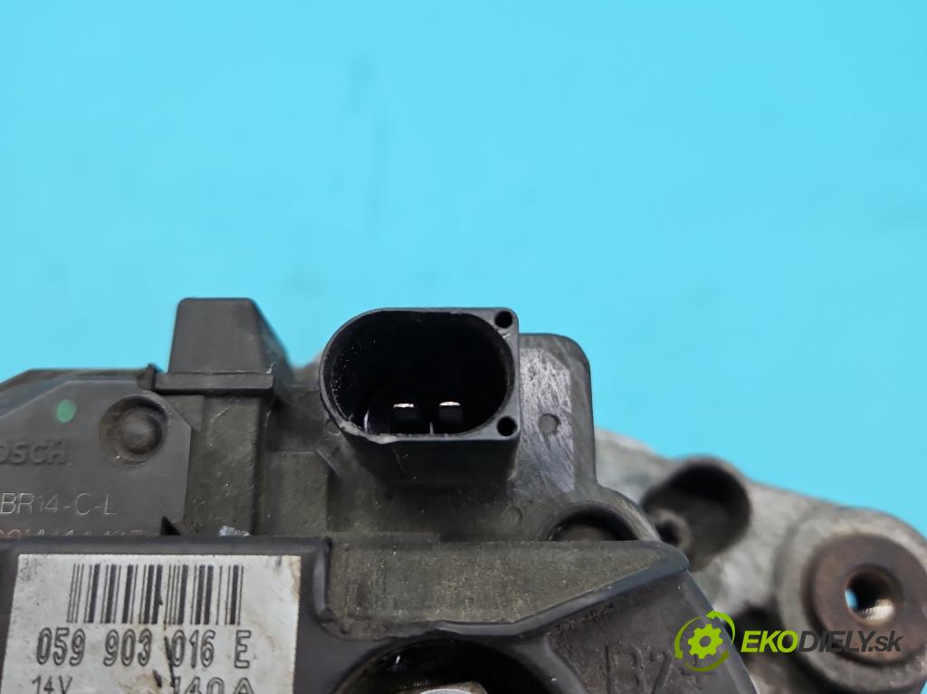 Audi A5 8T 2007-2016 3.0 tdi V6 239KM manual 176 kW 2967 cm3 2- Alternator 0124525116 (Alternátor)