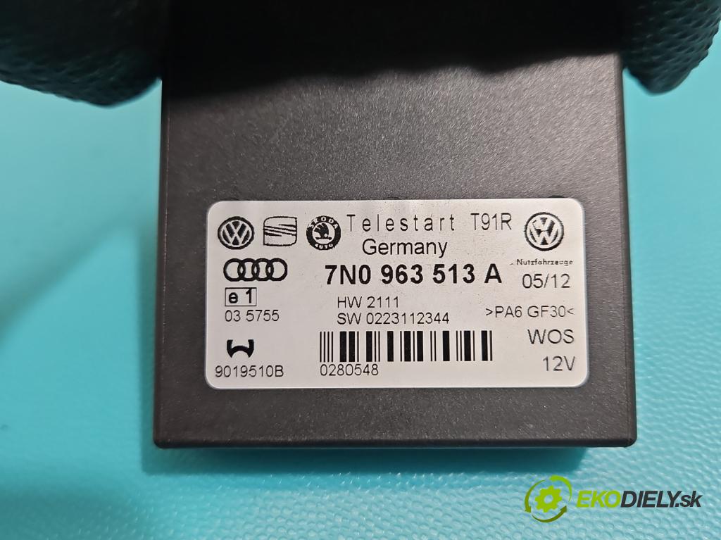 Vw Passat B7 2010-2014 2.0 tdi 140 hp automatic 103 kW 1968 cm3 5- řídící jednotka 7N0963513A