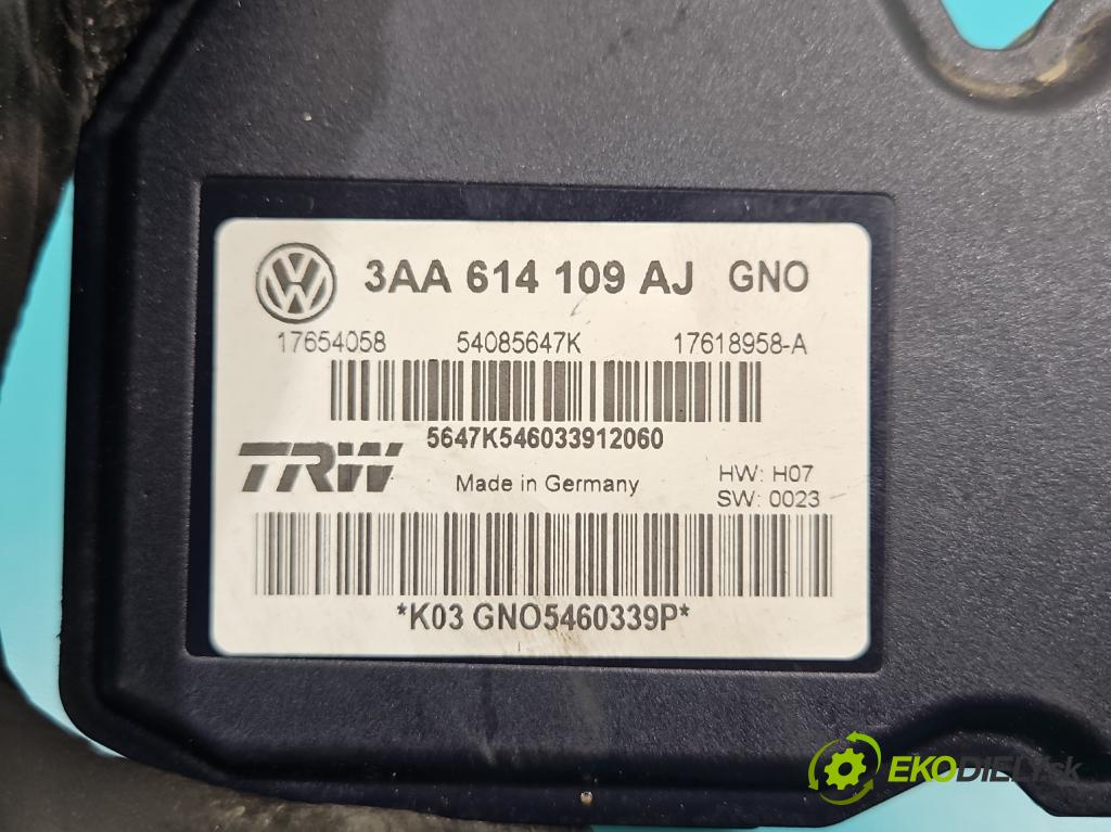 Vw Passat B7 2010-2014 2.0 tdi 140 HP automatic 103 kW 1968 cm3 5- čerpadlo abs 3AA614109AJ (Pumpa ABS)