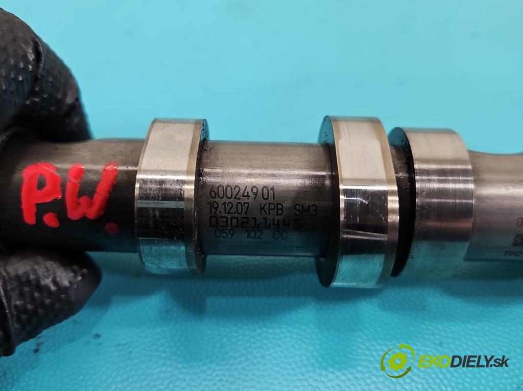 Audi A5 8T 2007-2016 3.0 tdi V6 239KM manual 176 kW 2967 cm3 2- Valček: načasovanie 059102CC (Vačkový hriadeľ)