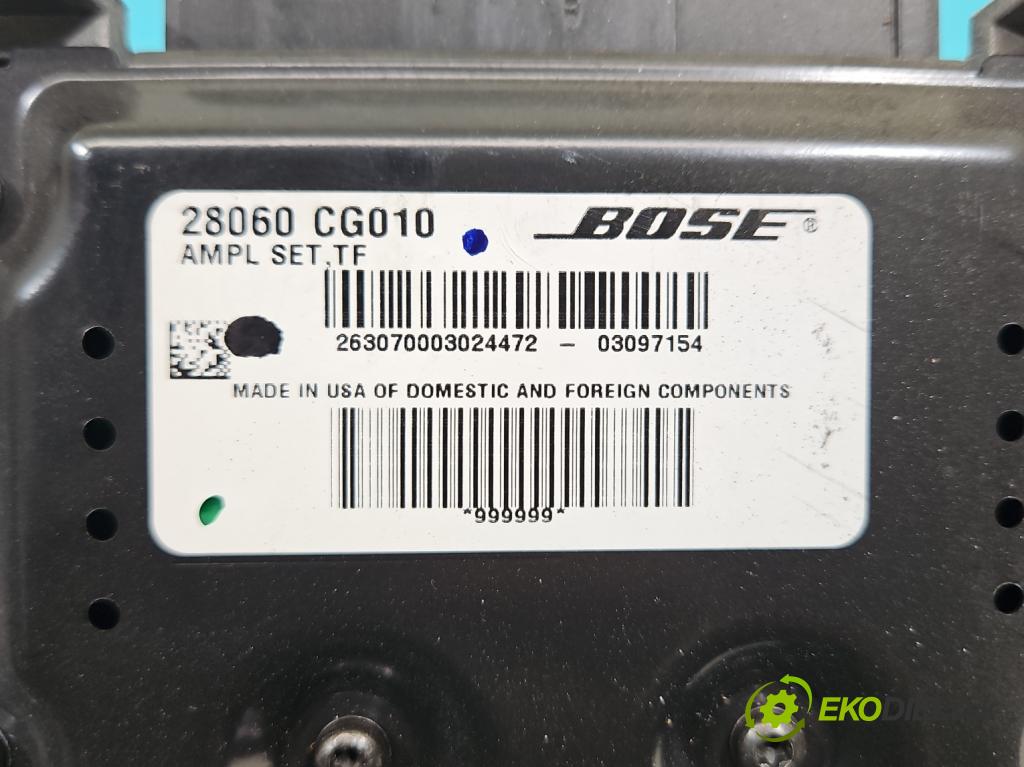 Infiniti FX I 2003-2008 3.5 V6 280KM: automatic 206 kW 3498 cm3 5- Zesilovač: 28060-CG010 (Zosilňovač)