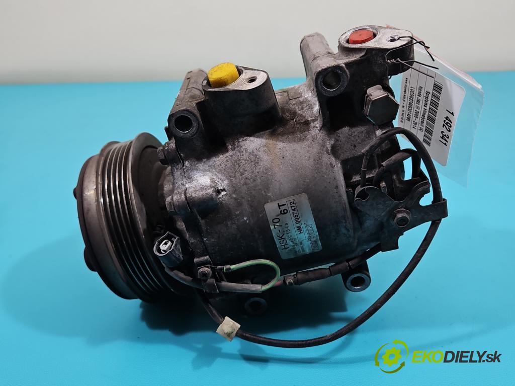 Honda Jazz III 2008-2014 1.3 16V 99 HP manual 73 kW 1339 cm3 5- Kompresor: klimatizácie HSK-70 (Kompresor klimatizácie)