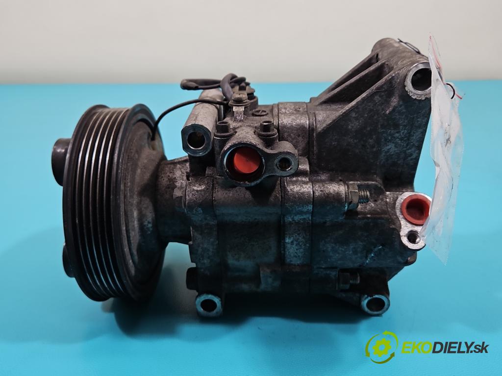 Mazda 2 II 2007-2014 1.3 16V 75 HP manual 55 kW 1349 cm3 5- Kompresor: klimatizácie V09A1AA4AK (Kompresor klimatizácie)