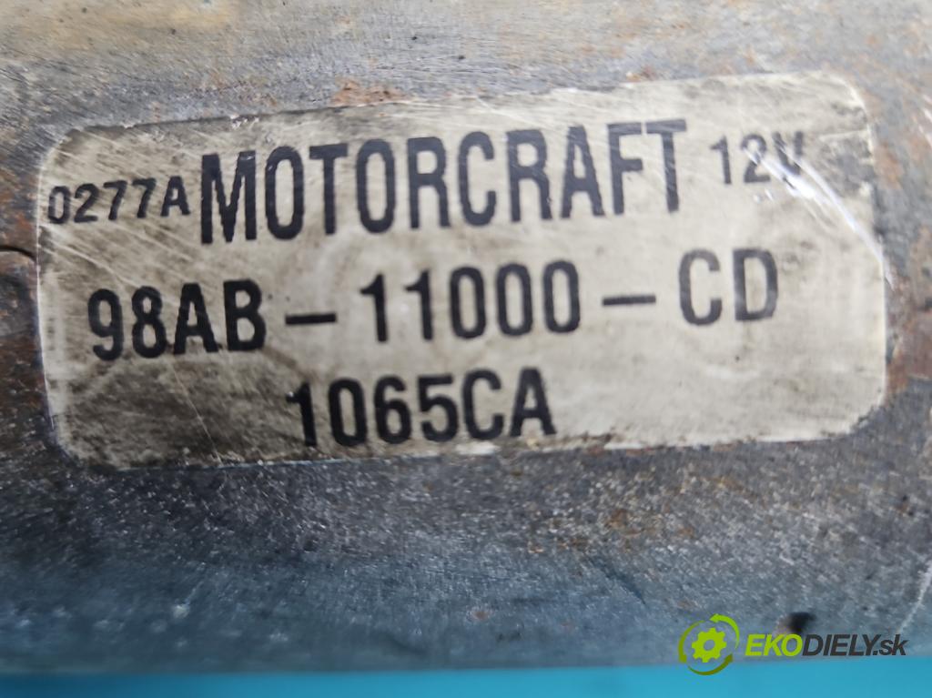 Ford Focus Mk1 1998-2004 1.6 16V 101 HP manual 74 kW 1596 cm3 5- štartér 98AB-11000-CD (Štartér)