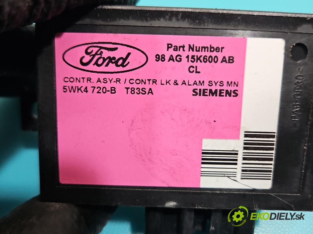 Ford Focus Mk1 1998-2004 1.6 16V 101 HP manual 74 kW 1596 cm3 5- riadiaca jednotka motora 1S4F-12A650-ED