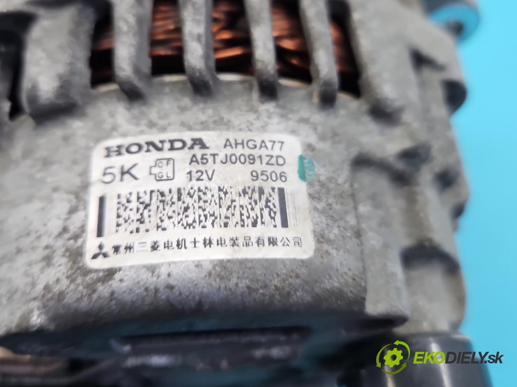 Honda Jazz III 2008-2014 1.3 16V 99 HP manual 73 kW 1339 cm3 5- Alternator A5TJ0091ZD (Alternátor)