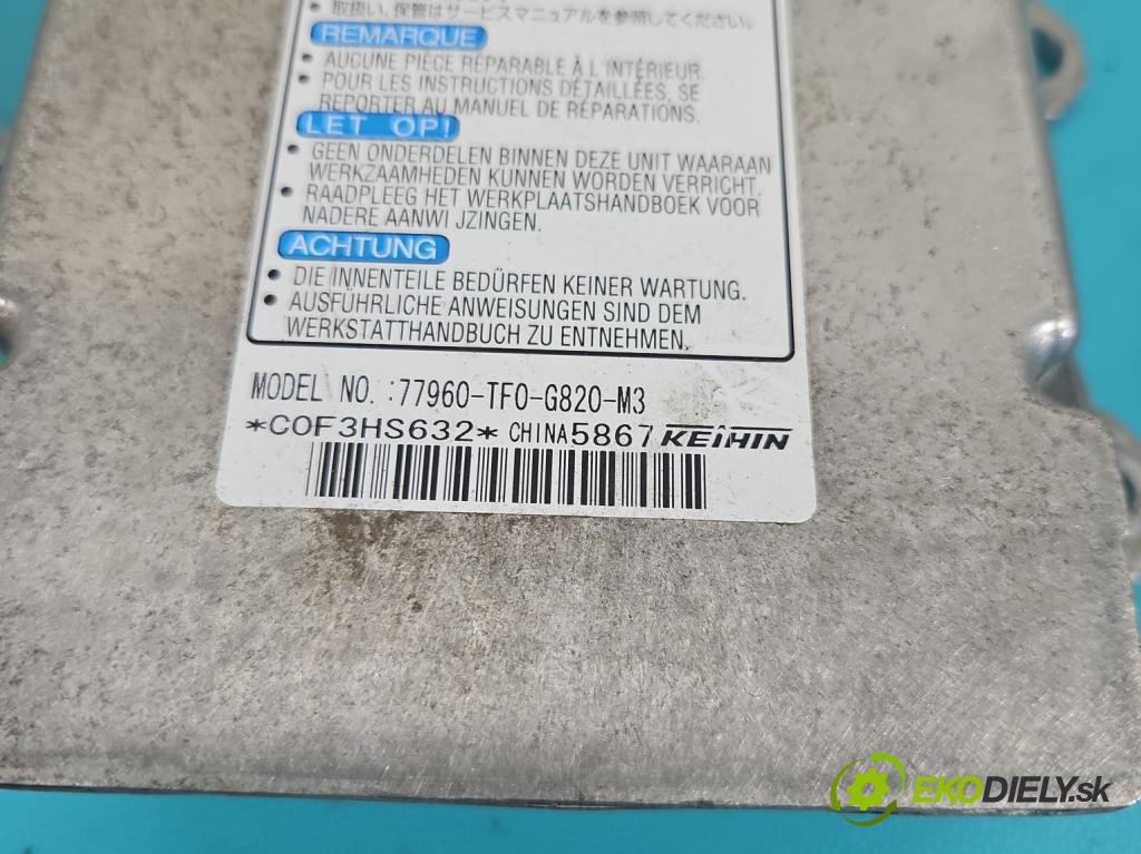 Honda Jazz III 2008-2014 1.3 16V 99 HP manual 73 kW 1339 cm3 5- airbag vzduchové soubor:
