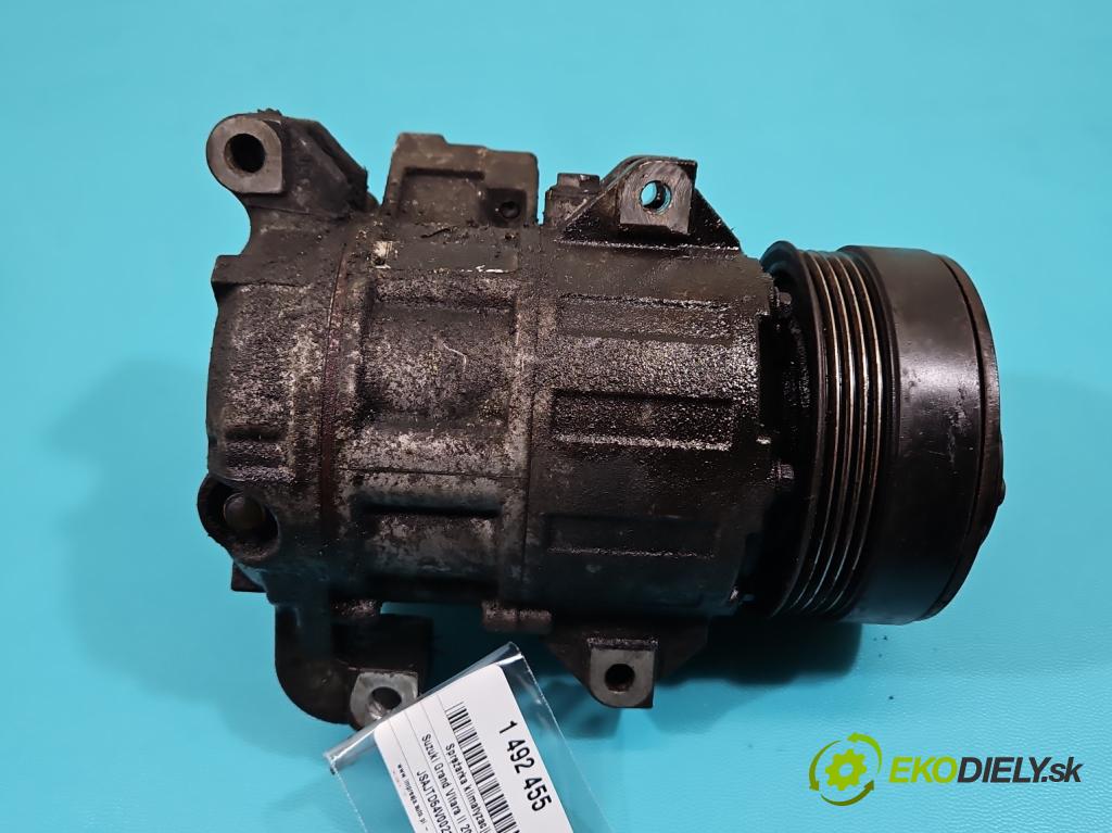 Suzuki Grand Vitara II 2005-2014 2.0 16V 140 HP manual 103 kW 1995 cm3 5- Kompresor: klimatizácie 95201-64JB0 (Kompresor klimatizácie)