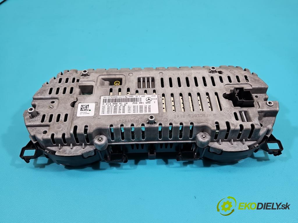Mercedes E W213 2016-2023 2.0 CDI 194KM: automatic 143 kW 1950 cm3 5- prístrojovka/ budíky A2139000110 (Prístrojová doska)