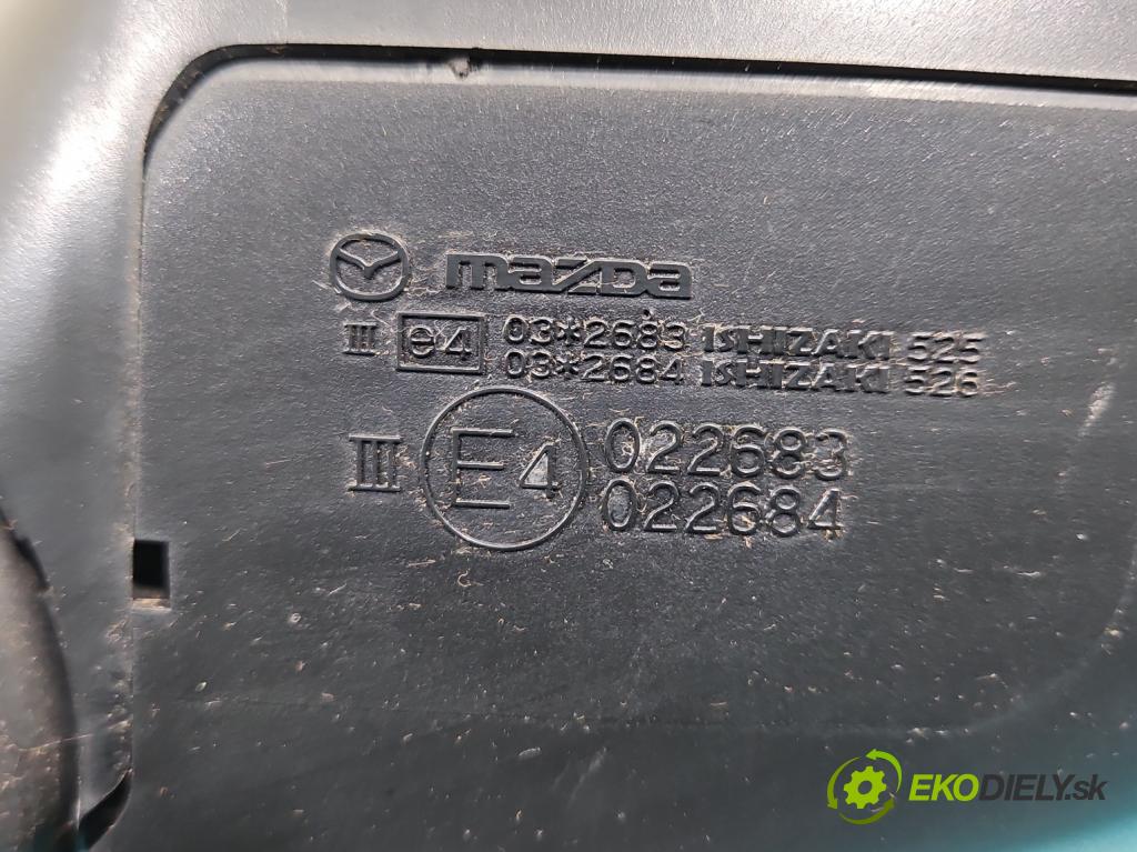 Mazda 3 II BL 2008-2013 1.6 CiTD 116 hp manual 85 kW 1560 cm3 5- zpětné zrcátko pravé  (Klika dveří ostatní)