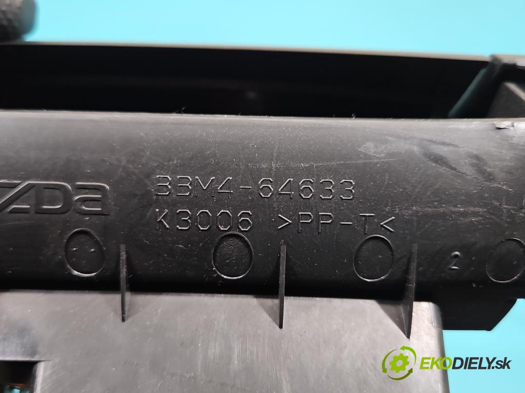 Mazda 3 II BL 2008-2013 1.6 CiTD 116 HP manual 85 kW 1560 cm3 5- lišta ozdobná vnitŕní: BBM4-64633