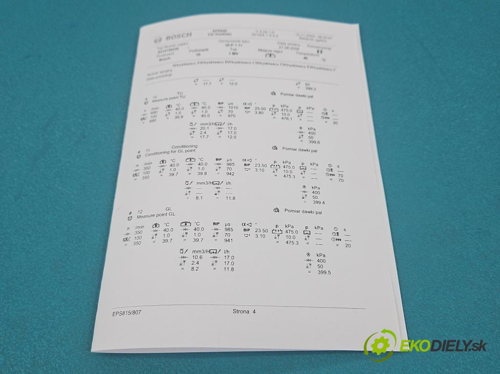 Audi A4 B7 2004-2008 1.9 tdi 116 HP manual 85 kW 1896 cm3 5- vstrekovacie čerpadlo 0414720230 (Vstrekovač paliva)