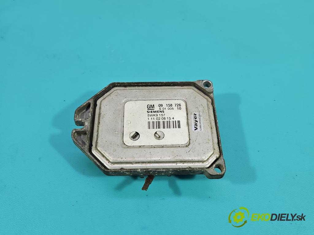 Opel Zafira A 1999-2005 1.8 16V 125 HP manual 92 kW 1796 cm3 5- riadiaca jednotka motora 09158726