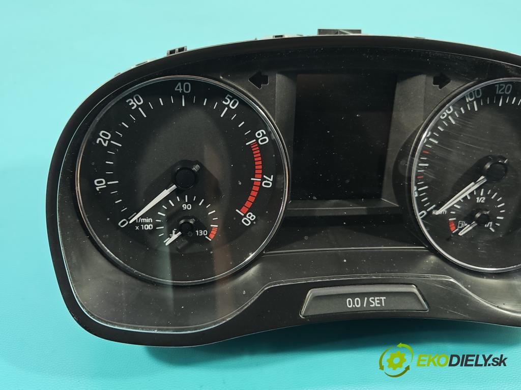 Skoda Fabia III 2014- 2021 1.2 TSI 90 HP manual 66 kW 1197 cm3 5- prístrojovka/ budíky 6V0920740B (Prístrojová doska)