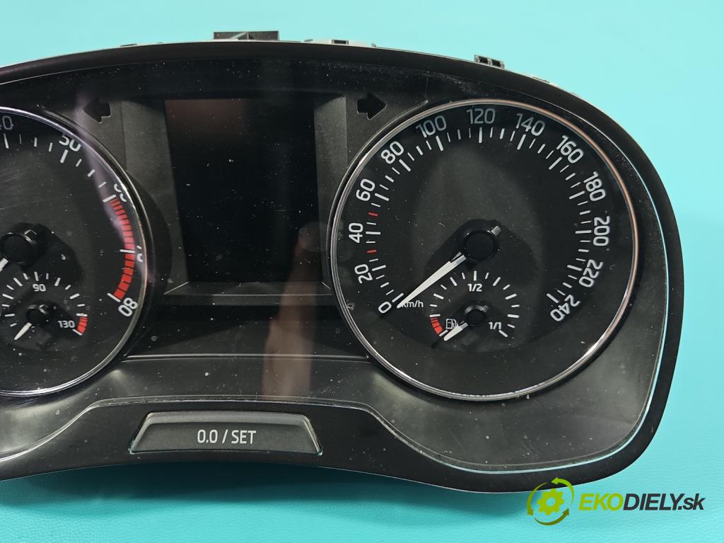 Skoda Fabia III 2014- 2021 1.2 TSI 90 HP manual 66 kW 1197 cm3 5- prístrojovka/ budíky 6V0920740B (Prístrojová doska)