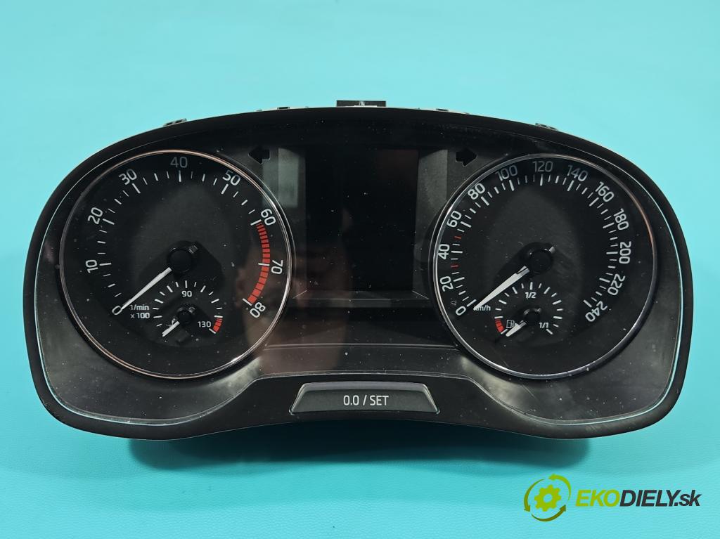 Skoda Fabia III 2014- 2021 1.2 TSI 90 HP manual 66 kW 1197 cm3 5- prístrojovka/ budíky 6V0920740B (Prístrojová doska)