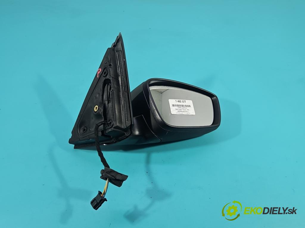 Skoda Fabia III 2014- 2021 1.2 TSI 90 hp manual 66 kW 1197 cm3 5- zpětné zrcátko pravé (Klika dveří ostatní)