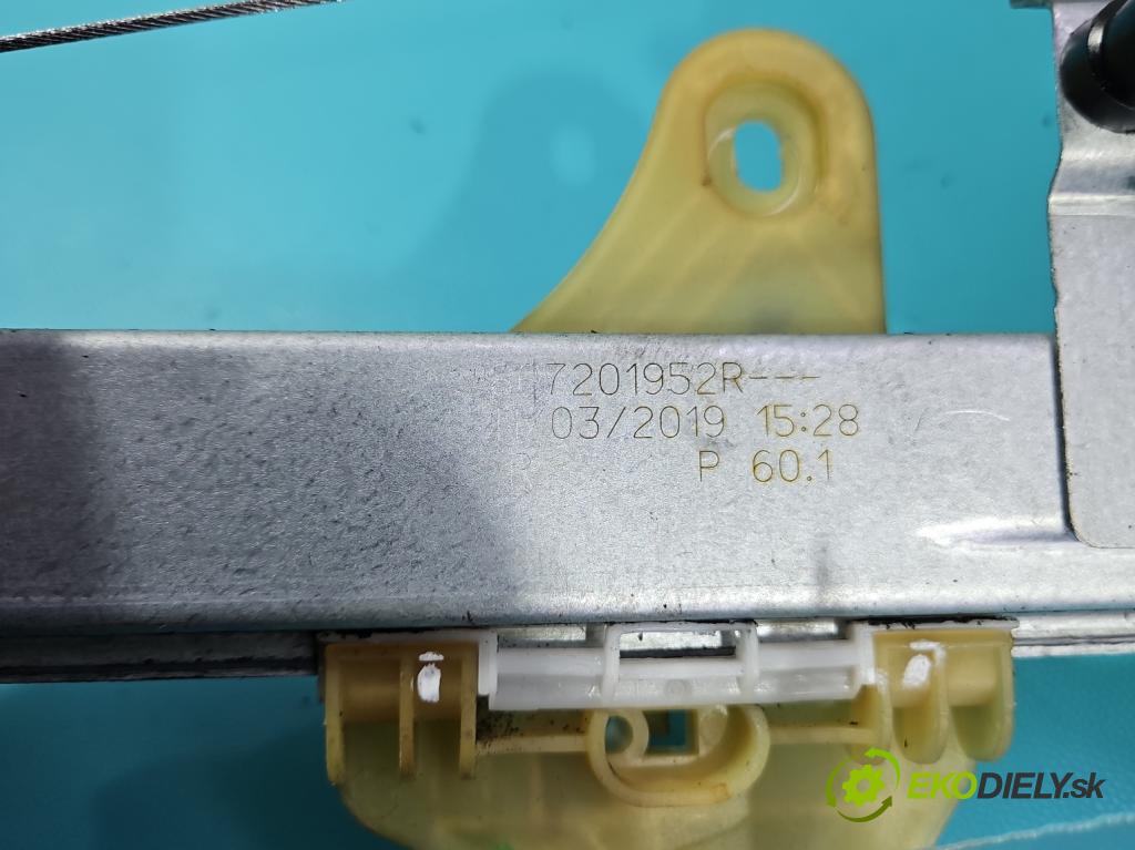 Dacia Duster II 2018-2024 1.6 16V 114 HP manual 84 kW 1598 cm3 5- mechanizmus okna predné pravý 128001891-D