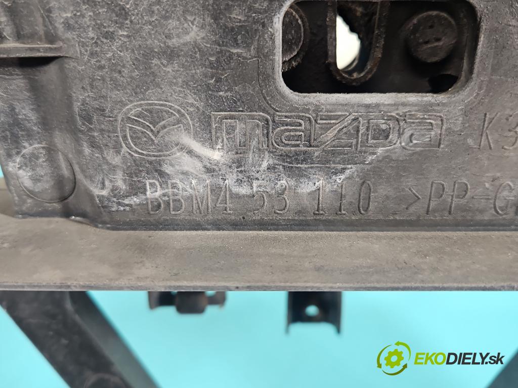 Mazda 3 II BL 2008-2013 1.6 CiTD 116 hp manual 85 kW 1560 cm3 5- stěna přední BBM453110 (Přední výztuha)