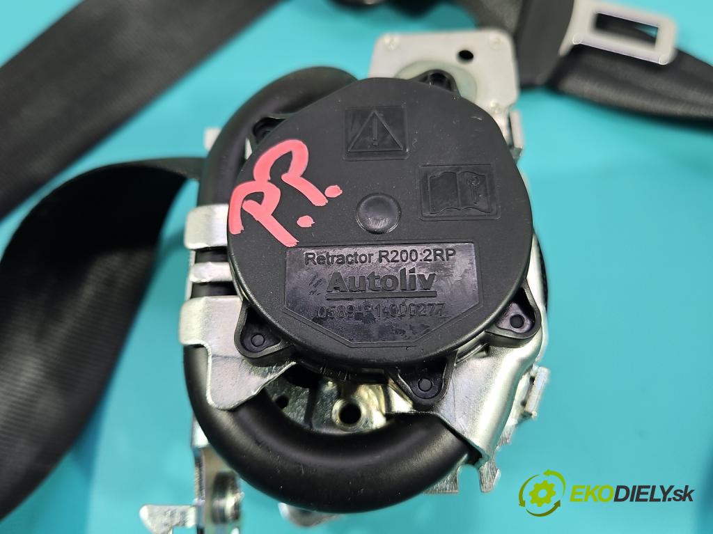 Dacia Duster II 2018-2024 1.6 16V 114 HP manual 84 kW 1598 cm3 5- pas bezpečnosť: predné pravý 868847855R