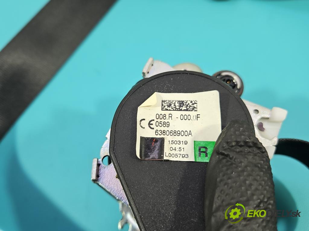 Dacia Duster II 2018-2024 1.6 16V 114 HP manual 84 kW 1598 cm3 5- pas bezpečnosť: predné pravý 868847855R