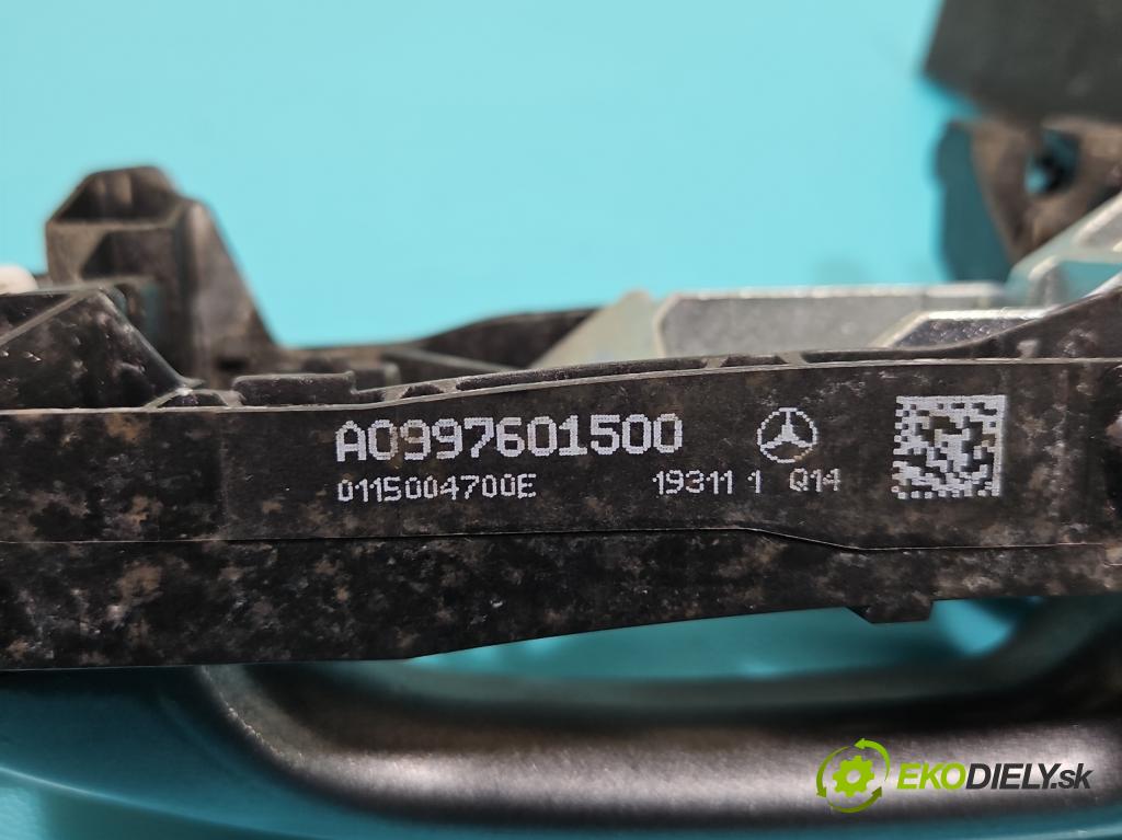 Mercedes E W213 2016-2023 2.0 CDI 194KM: automatic 143 kW 1950 cm3 5- rukoväť predné ľavé mimo: A0997601500 (Kľučka dverí vonkajšia predná ľavá)