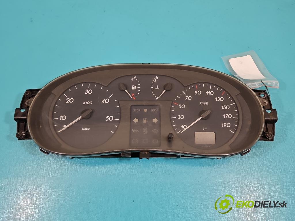 Opel Movano I 1999-2003 2.8 TD 114 HP manual 84 kW 2799 cm3 5- prístrojovka/ budíky P8200140413B (Prístrojová doska)