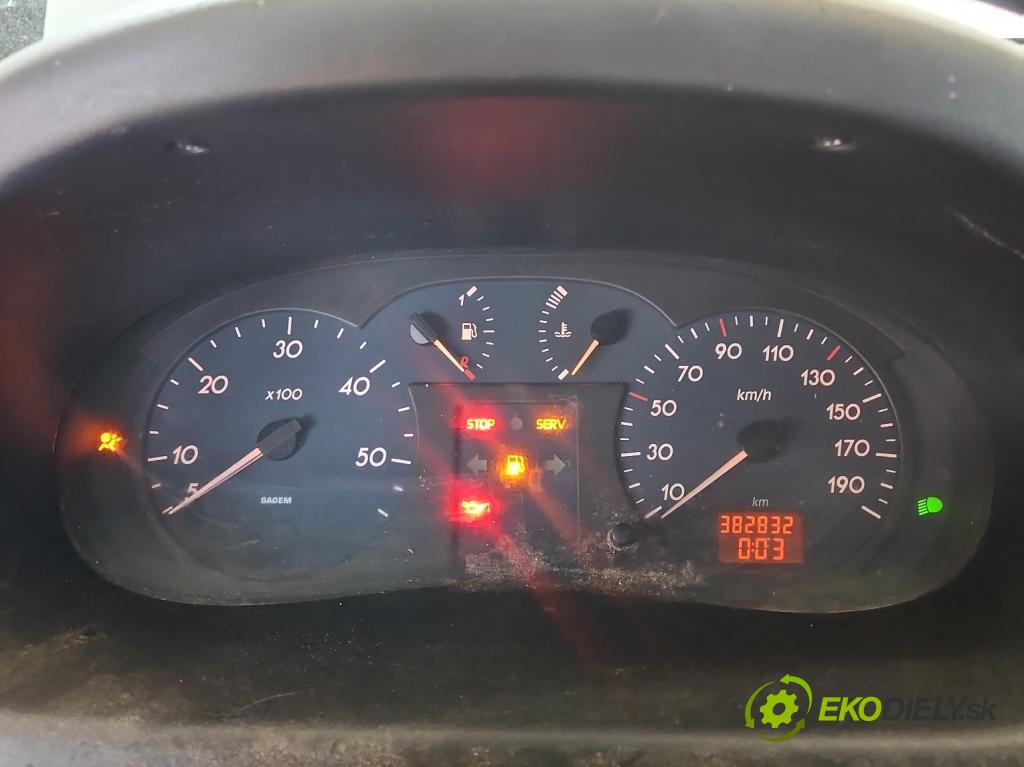 Opel Movano I 1999-2003 2.8 TD 114 HP manual 84 kW 2799 cm3 5- prístrojovka/ budíky P8200140413B (Prístrojová doska)