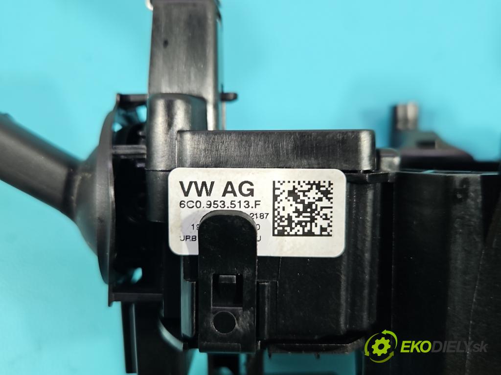 Skoda Fabia III 2014- 2021 1.2 TSI 90 HP manual 66 kW 1197 cm3 5- prepínač komplex: 6C0953513F (Prepínacie páčky pod volantom)