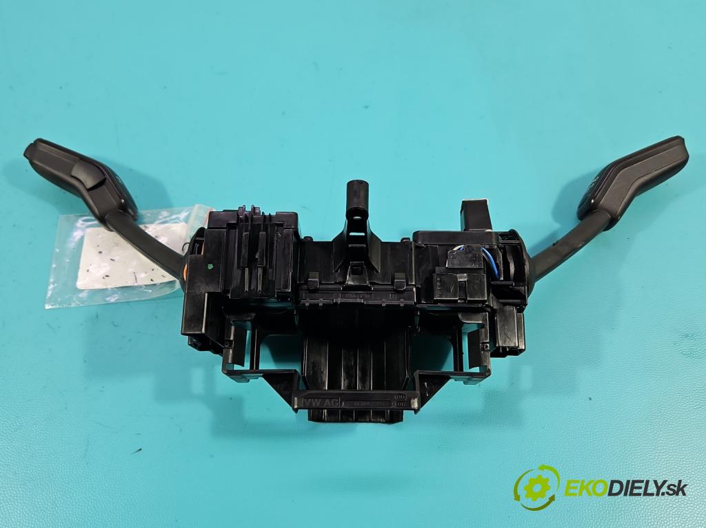 Skoda Fabia III 2014- 2021 1.2 TSI 90 HP manual 66 kW 1197 cm3 5- prepínač komplex: 6C0953513F (Prepínacie páčky pod volantom)