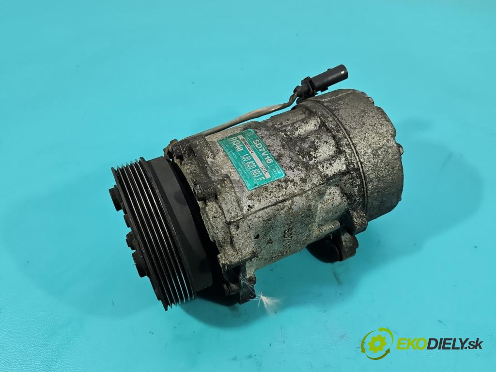 Vw Golf IV 1997-2003 1.9 tdi 116 HP manual 85 kW 1896 cm3 3- Kompresor: klimatizácie 1J0820803F (Kompresor klimatizácie)