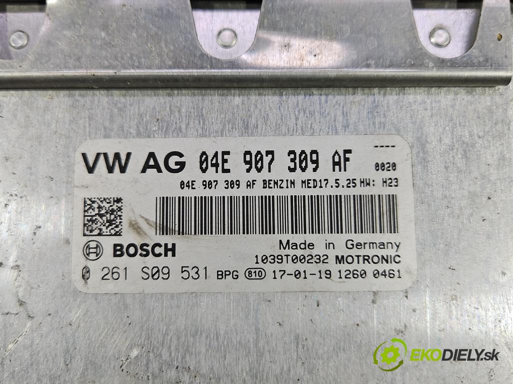 Skoda Fabia III 2014- 2021 1.2 TSI 90 HP manual 66 kW 1197 cm3 5- riadiaca jednotka motora 04E907309AF