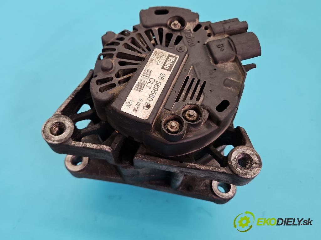 Peugeot 206 1.4 16V 88 HP manual 65 kW 1360 cm3 5- Alternator 9656956080 (Alternátor)