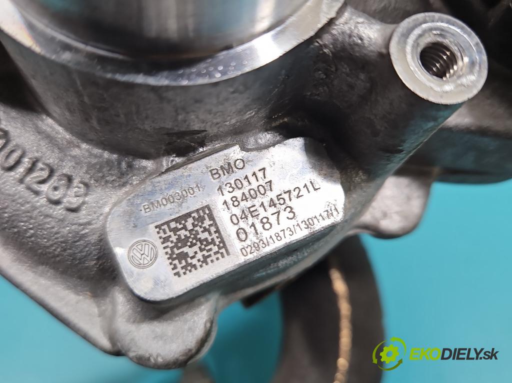 Skoda Fabia III 2014- 2021 1.2 TSI 90 hp manual 66 kW 1197 cm3 5- Turbodmychadlo 04E145721L (Kompletní turbodmychadlo)