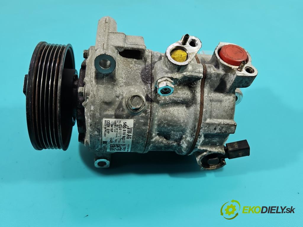Skoda Fabia III 2014- 2021 1.2 TSI 90 HP manual 66 kW 1197 cm3 5- Kompresor: klimatizácie 5Q0816803F (Kompresor klimatizácie)