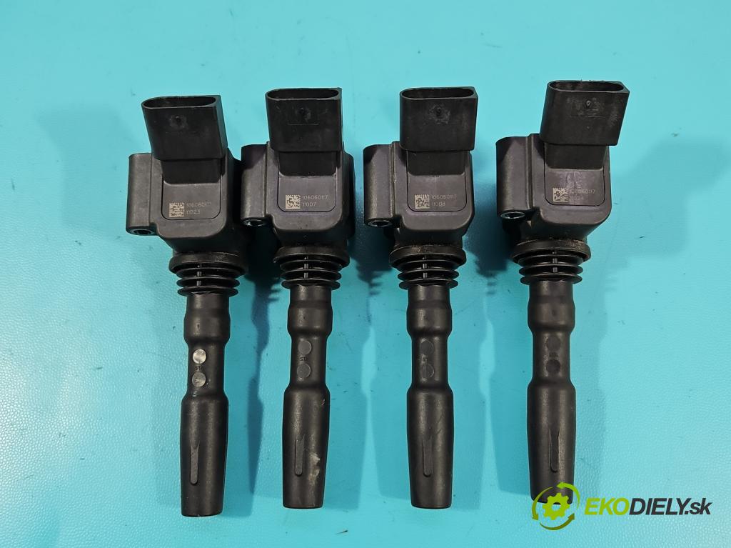 Skoda Fabia III 2014- 2021 1.2 TSI 90 HP manual 66 kW 1197 cm3 5- cievka zapaľovacia 04E905110K (Zapaľovacia cievka)