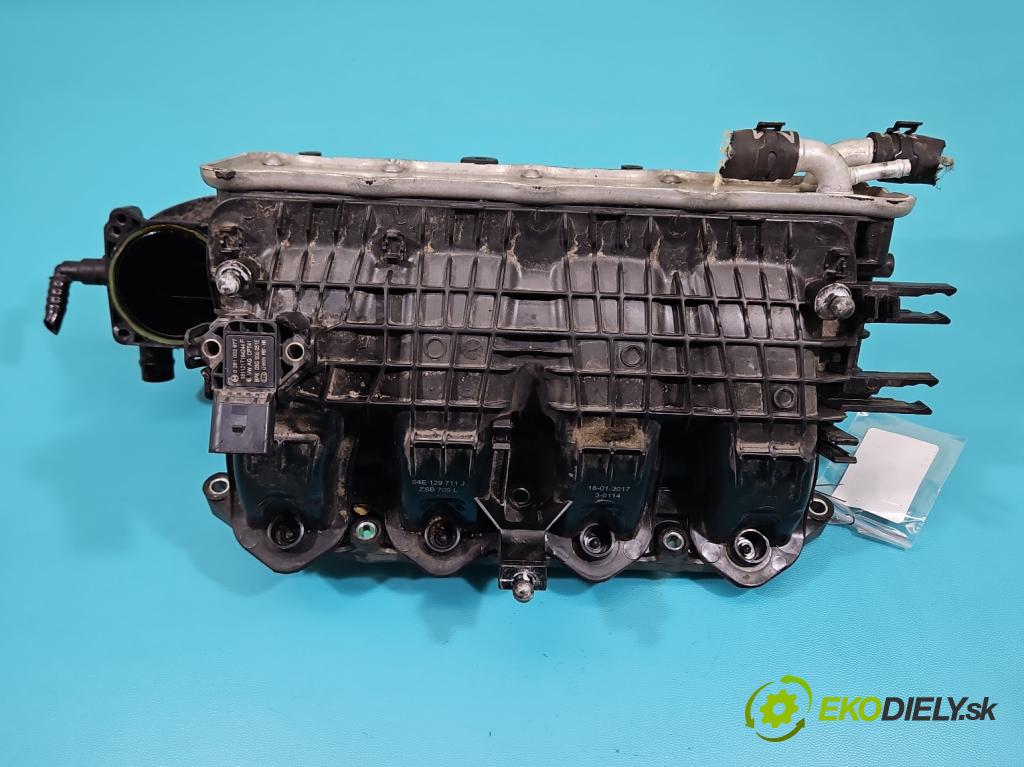 Skoda Fabia III 2014- 2021 1.2 TSI 90 hp manual 66 kW 1197 cm3 5- potrubí sací 04E129711J (Sací potrubí)