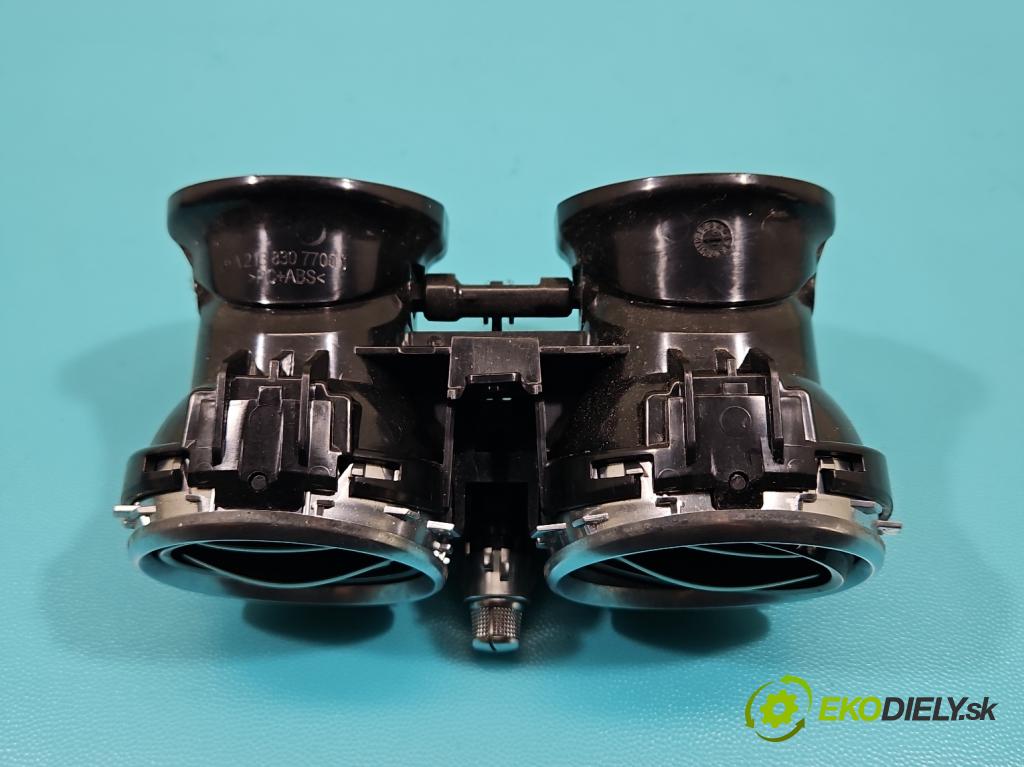 Mercedes E W213 2016-2023 2.0 CDI 194KM: automatic 143 kW 1950 cm3 5- Mřížka: kúrenia stredová A2138307700 (Mriežka kúrenia (fukár))