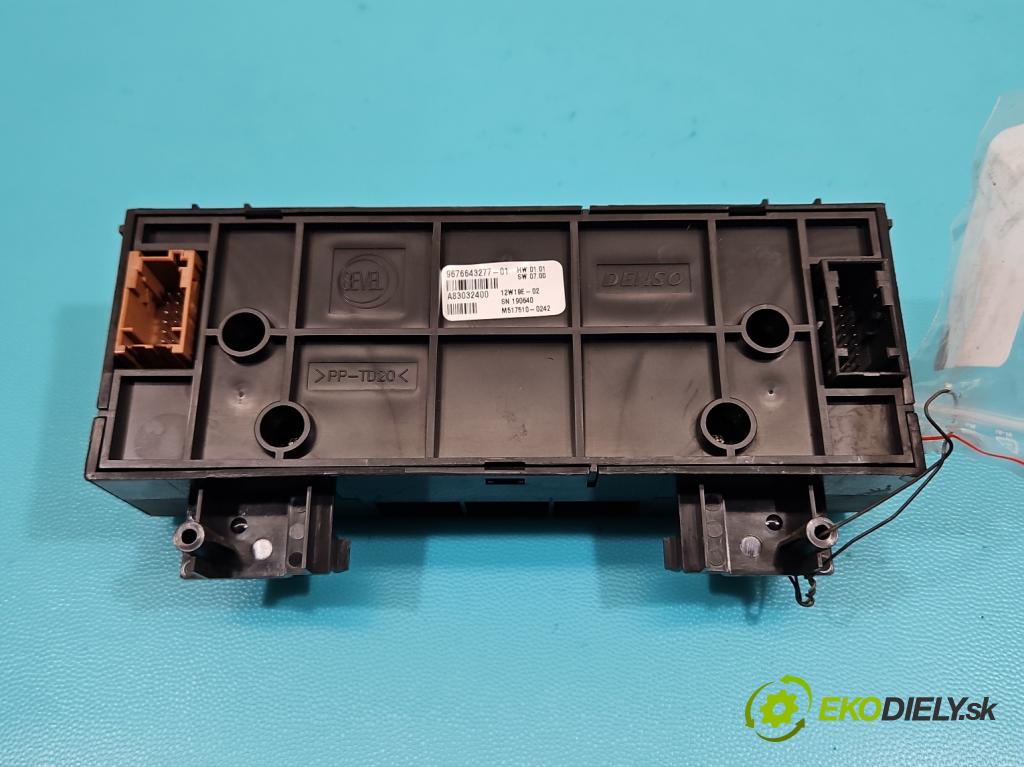 Citroen Berlingo II 2008-2018 1.6 hdi 92 HP manual 68 kW 1560 cm3 5- panel kúrenia 9676643277