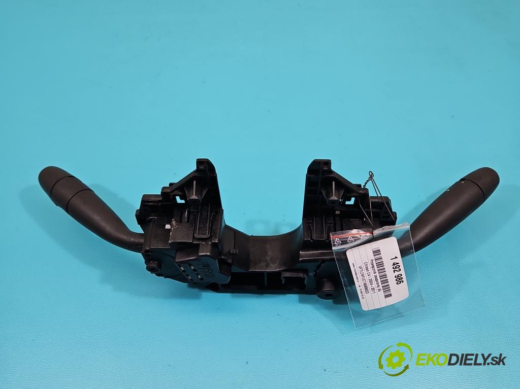 Citroen C4 I 2004-2011 1.4 16V 88 HP manual 65 kW 1360 cm3 5- prepínač komplex: 96627925XT (Prepínacie páčky pod volantom)