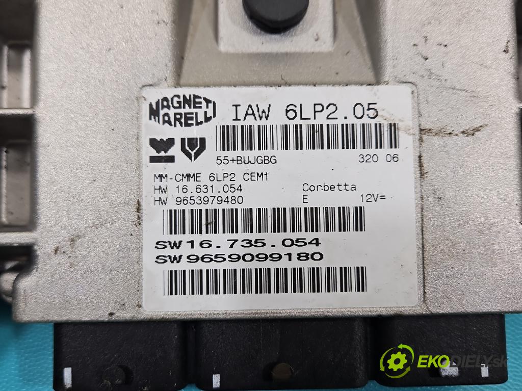 Citroen C4 I 2004-2011 1.4 16V 88 HP manual 65 kW 1360 cm3 5- riadiaca jednotka motora 9659099180