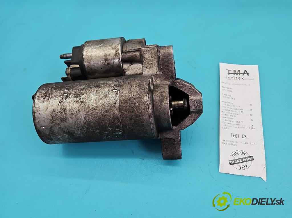 Citroen C4 I 2004-2011 1.4 16V 88 HP manual 65 kW 1360 cm3 5- štartér 0001112041 (Štartér)