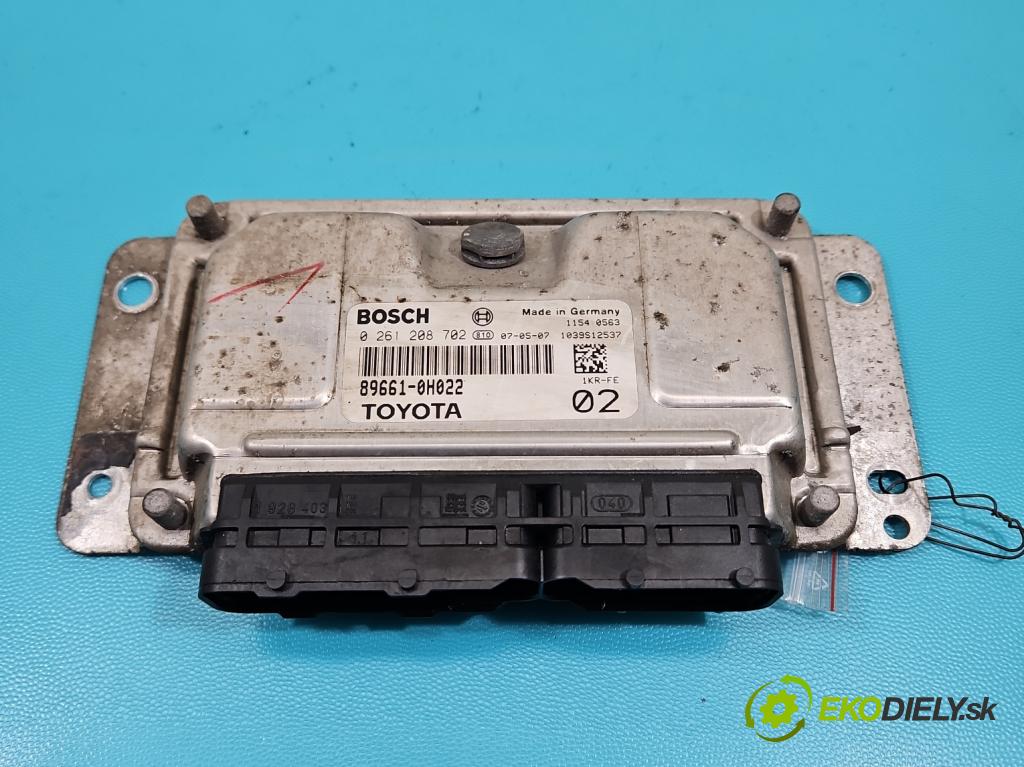Toyota Aygo 2005-2014 1.0 VVTI 68 HP manual 50 kW 998 cm3 5- riadiaca jednotka motora 0261208702