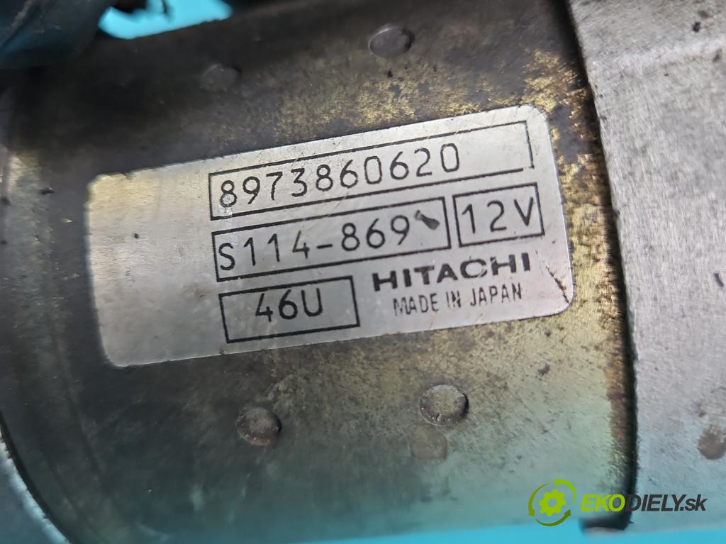 Opel Meriva A 2002-2010 1.7 cdti 101 HP manual 74 kW 1686 cm3 5- štartér 8973860620 (Štartér)