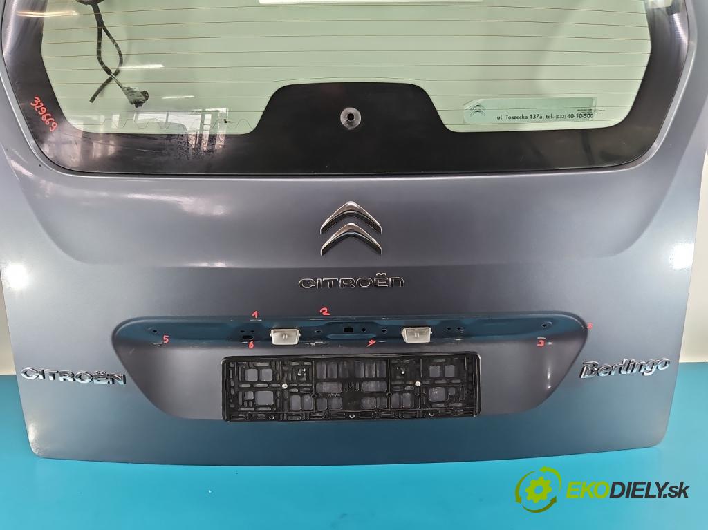 Citroen Berlingo II 2008-2018 1.6 hdi 92 HP manual 68 kW 1560 cm3 5- zadna kufor  (Kapota zadná (kufor))