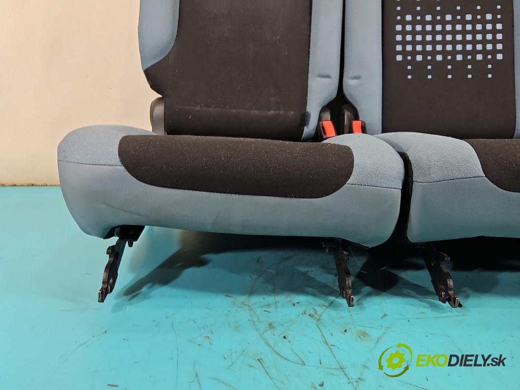 Citroen Berlingo II 2008-2018 1.6 hdi 92 HP manual 68 kW 1560 cm3 5- Pohovka: zadné  (Sedadlo)