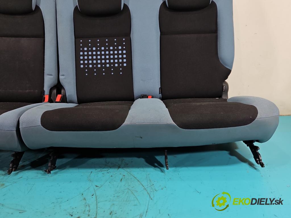 Citroen Berlingo II 2008-2018 1.6 hdi 92 HP manual 68 kW 1560 cm3 5- Pohovka: zadné  (Sedadlo)
