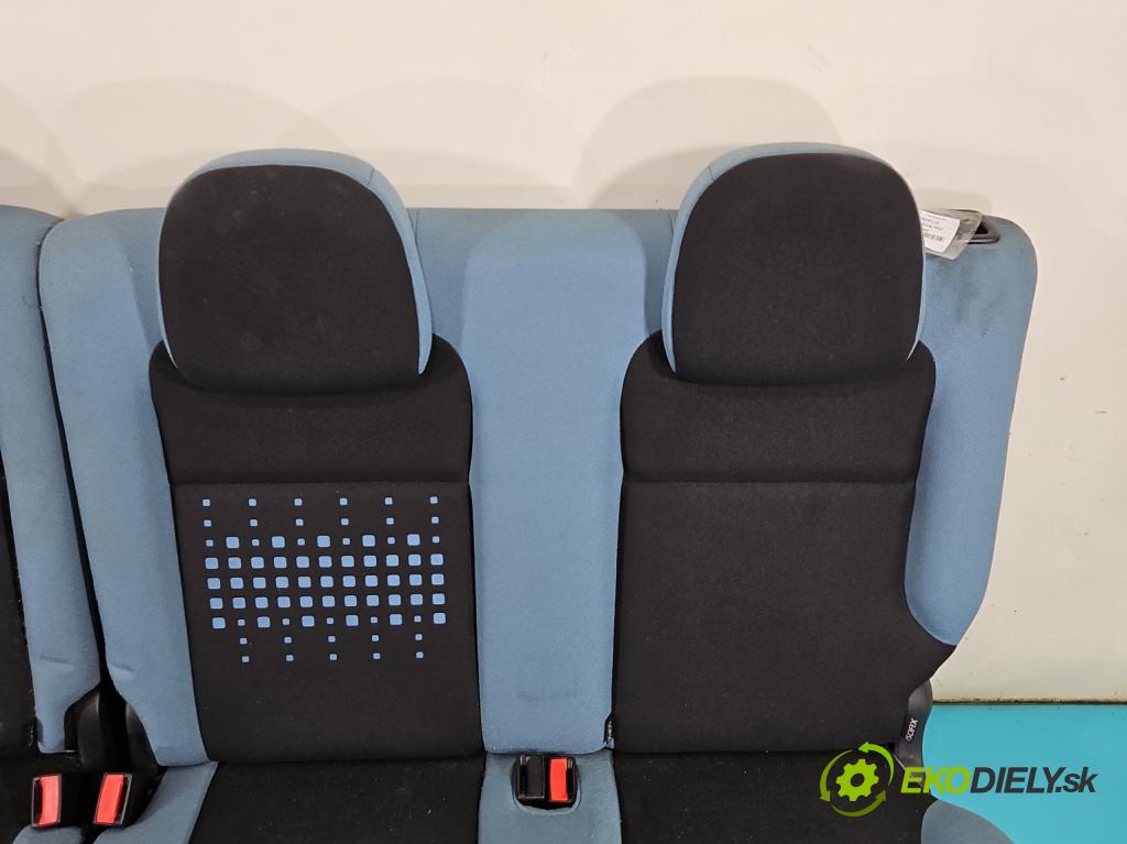 Citroen Berlingo II 2008-2018 1.6 hdi 92 HP manual 68 kW 1560 cm3 5- Pohovka: zadné  (Sedadlo)