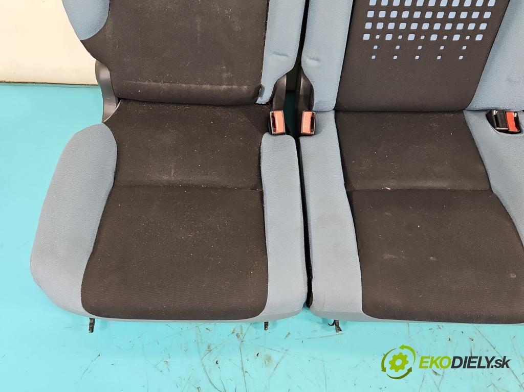 Citroen Berlingo II 2008-2018 1.6 hdi 92 HP manual 68 kW 1560 cm3 5- Pohovka: zadné  (Sedadlo)